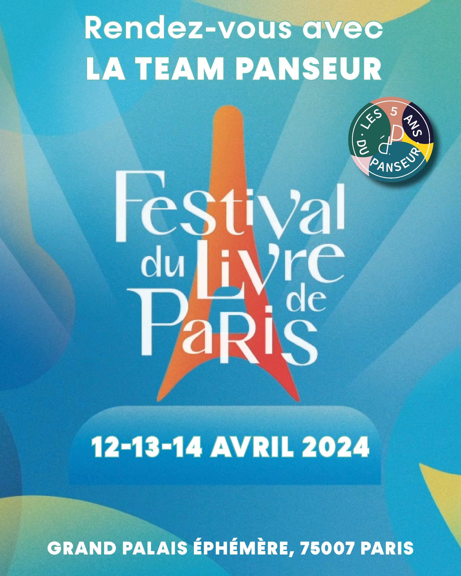 Festival du livre de Paris 2024 - rendez-vous avec le Panseur